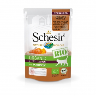 SCHESIR GATO STERILISED BIO POUCH 85 GR