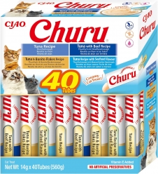 CHURU CAJA VARIEDADES 40 STICKS