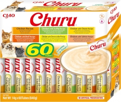 CHURU CAJA VARIEDADES 60 STICKS