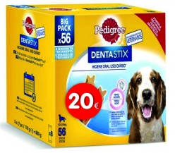 PEDIGREE DENTASTIX PACK 56 PVP ESPECIAL